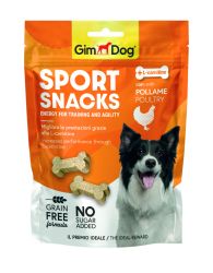 GimDog Sport Snacks – Мини кокалчета с птиче 150 г. Лакомство за кучета с L-карнитин.