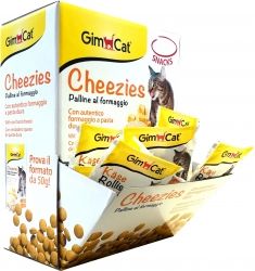  Бонбони със СИРЕНЕ 60 бр. х 10 г - 600 g GimCat CHEEZIES; Таблетки със сирене от Гимборн, Германия