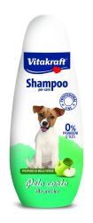 VITAKRAFT ® Shampoo - Шампоан за КУЧЕТА с КЪСА  КОЗИНА - с ПРОТЕИН и аромат на зелена ябълка ПРОФЕСИОНАЛНА ЛИНИЯ, Vita  Cosmetics