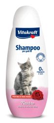 VITAKRAFT ® Shampoo -  Шампоан за КОТКИ - НЕУТРАЛЕН  с аромат на червена роза, подходящ ЗА ВСИЧКИ ПОРОДИ, ПРОФЕСИОНАЛНА ЛИНИЯ, Vita  Cosmetics