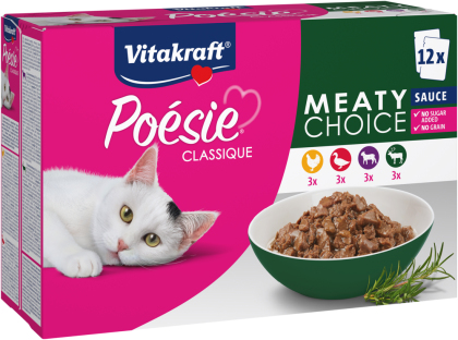 POÉSIE® МУЛТИПАК 12 бр. х 85 г   ПИЛЕ 3 бр., ПАТИЦА 3 бр., АГНЕШКО 3 бр., ДИВЕЧ 3 бр. Хапки в СОС