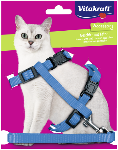 Повод с нагръдник за котка - Vitakraft