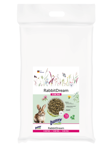 Храна за зайчета до 6-ия месец 25 кг - bunny YOUNG