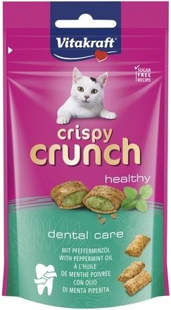 CRISPY CRUNCH с МАСЛО ОТ МЕНТА Дентална грижа! Здравословно! Без добавена захар! Vitakraft