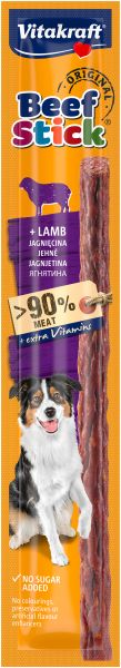 Лакомства за кучета - Vitakraft Beef Stick Lamm - Саламена пръчица с агнешко месо