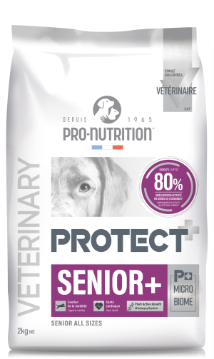 NEW Formula PROTECT DOG Senior+  2 kg - - Пълноценна диетична храна за кучета със специфични хранителни потребности: "Подпомагане на метаболизма на ставите при остеоартроза".  "Подпомагане на сърдечната дейност при хронична сърдечна недостатъчност".