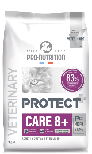 NEW Formula PROTECT CAT Care 8+   2 kg -  Пълноценна диетична храна за котки със специф. хранителни потребности: "Подпомагане на бъбреците/сърцето в случаи на хронична бъбречна/сърдечна недостатъчност"."Подпомагане на ставния метаболизъм при остеоартроза.