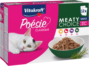 POÉSIE® МУЛТИПАК 12 бр. х 85 г   ПИЛЕ 3 бр., ПАТИЦА 3 бр., АГНЕШКО 3 бр., ДИВЕЧ 3 бр. Хапки в СОС