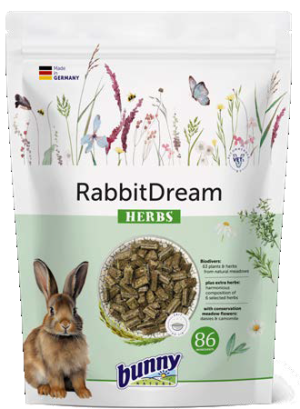 Храна за зайчета от 6-ия месец с БИЛКИ 4 кг - bunny HERBS 4 kg
